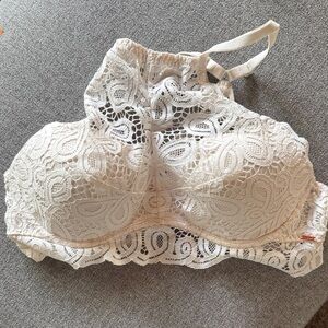 PINK Victoria's Secret Lace Bralette - White